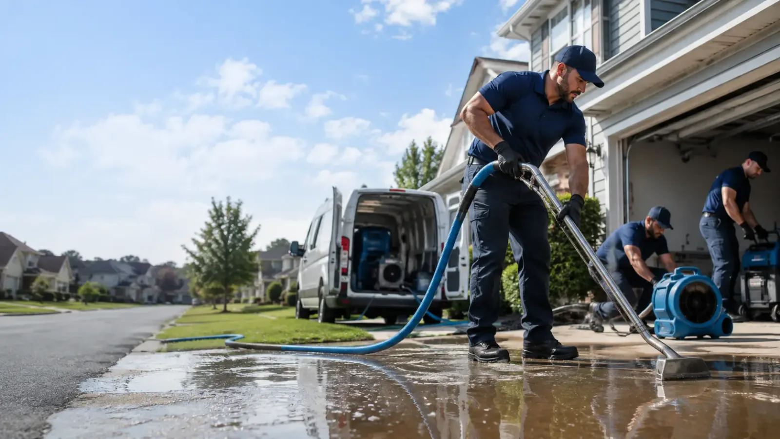 Flood Damage Restoration in Cost, TX